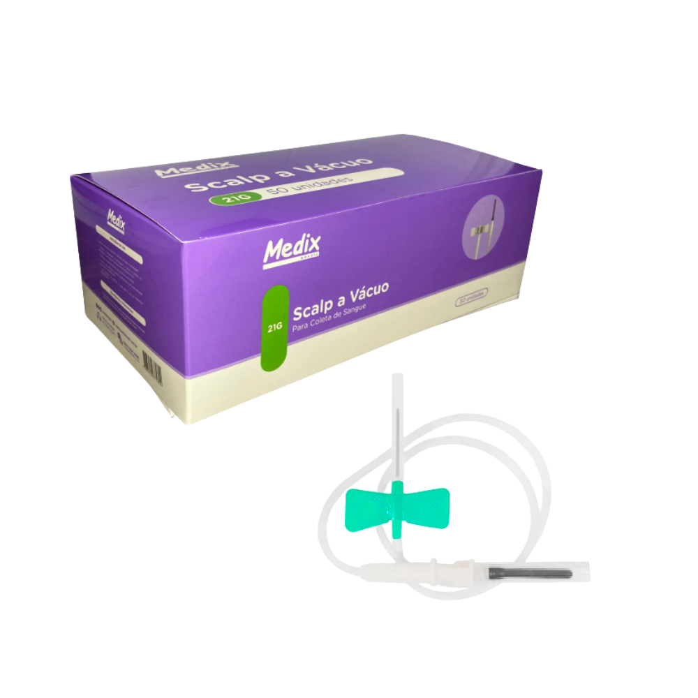Scalp Dispositivo para Infusão Intravenosa Medix - Caixa 100 Unidades
