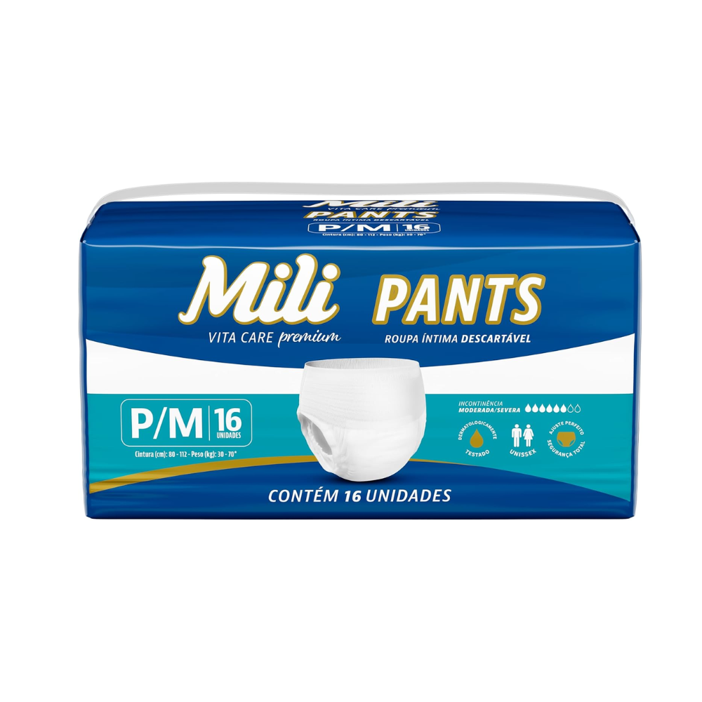 Fralda Roupa Íntima Mili Vita Care Pants