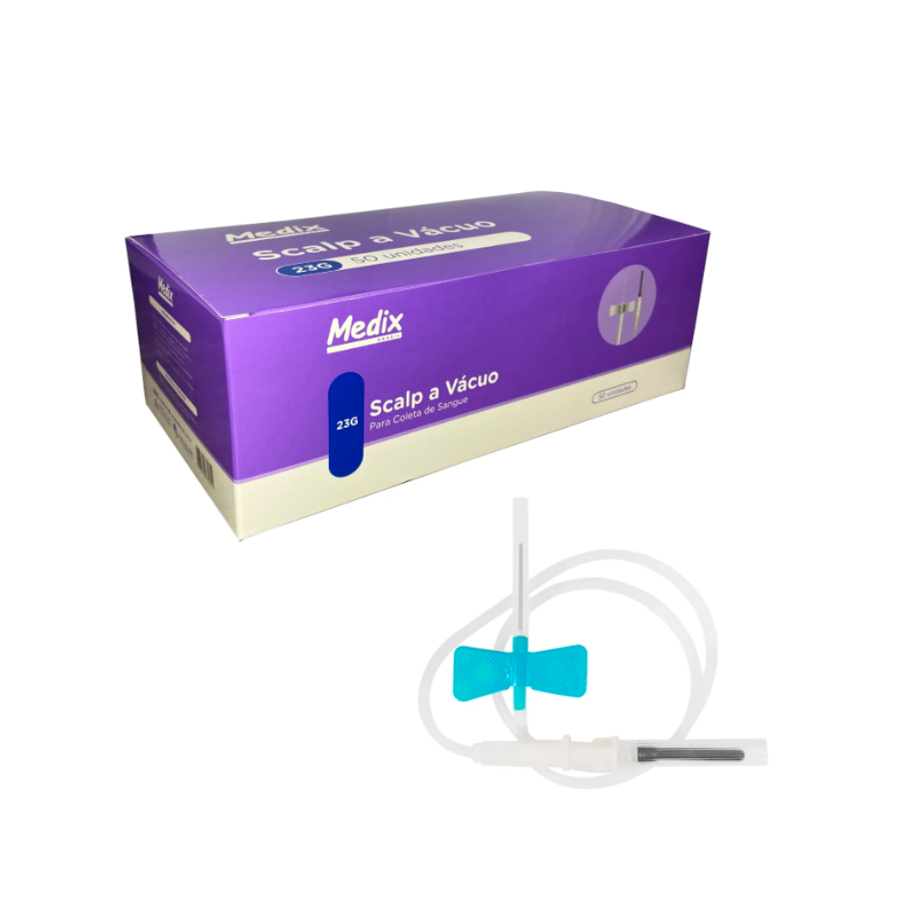 Scalp Dispositivo para Infusão Intravenosa Medix - Caixa 100 Unidades
