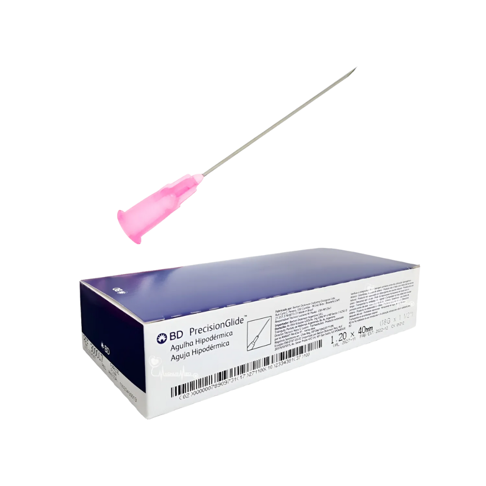 Agulha Descartável BD Precision Glide - Caixa com 100 Unidades